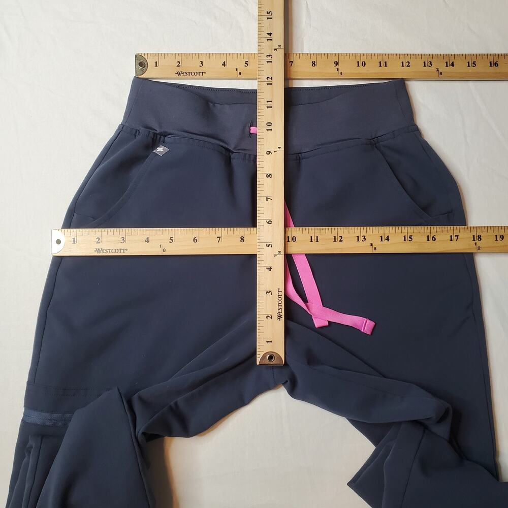 Figs Women's Size XSP Zamora Jogger Scrub Pants High Waist Blue W22SW2012P - Picture 2 of 8